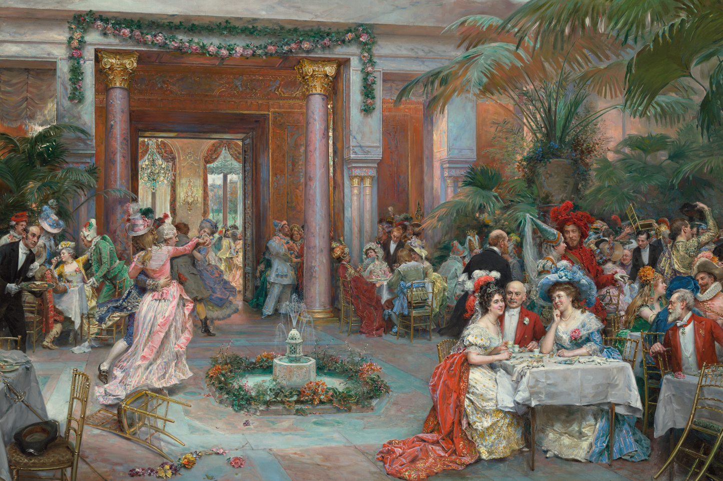Masquerade Ball at the Ritz Hotel, Paris