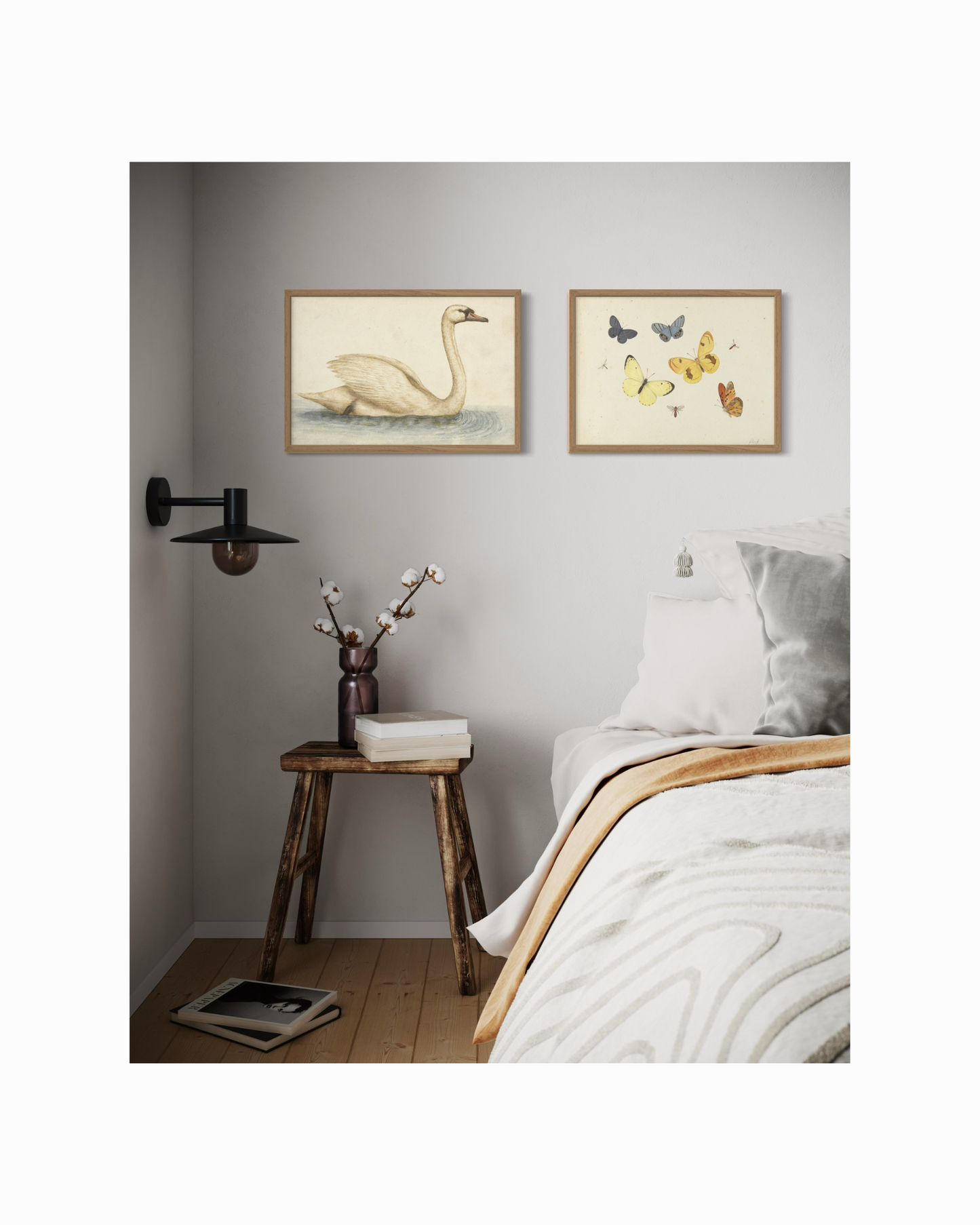 2 Art Print Set - The Chateau´s Garden