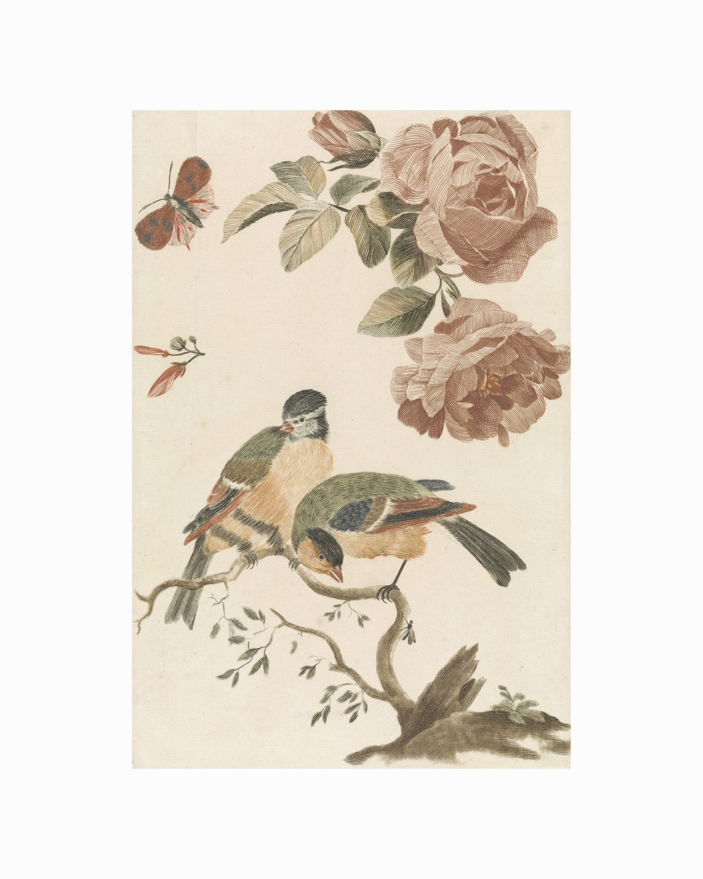 3 Art Print Set - The Chateau´s Garden
