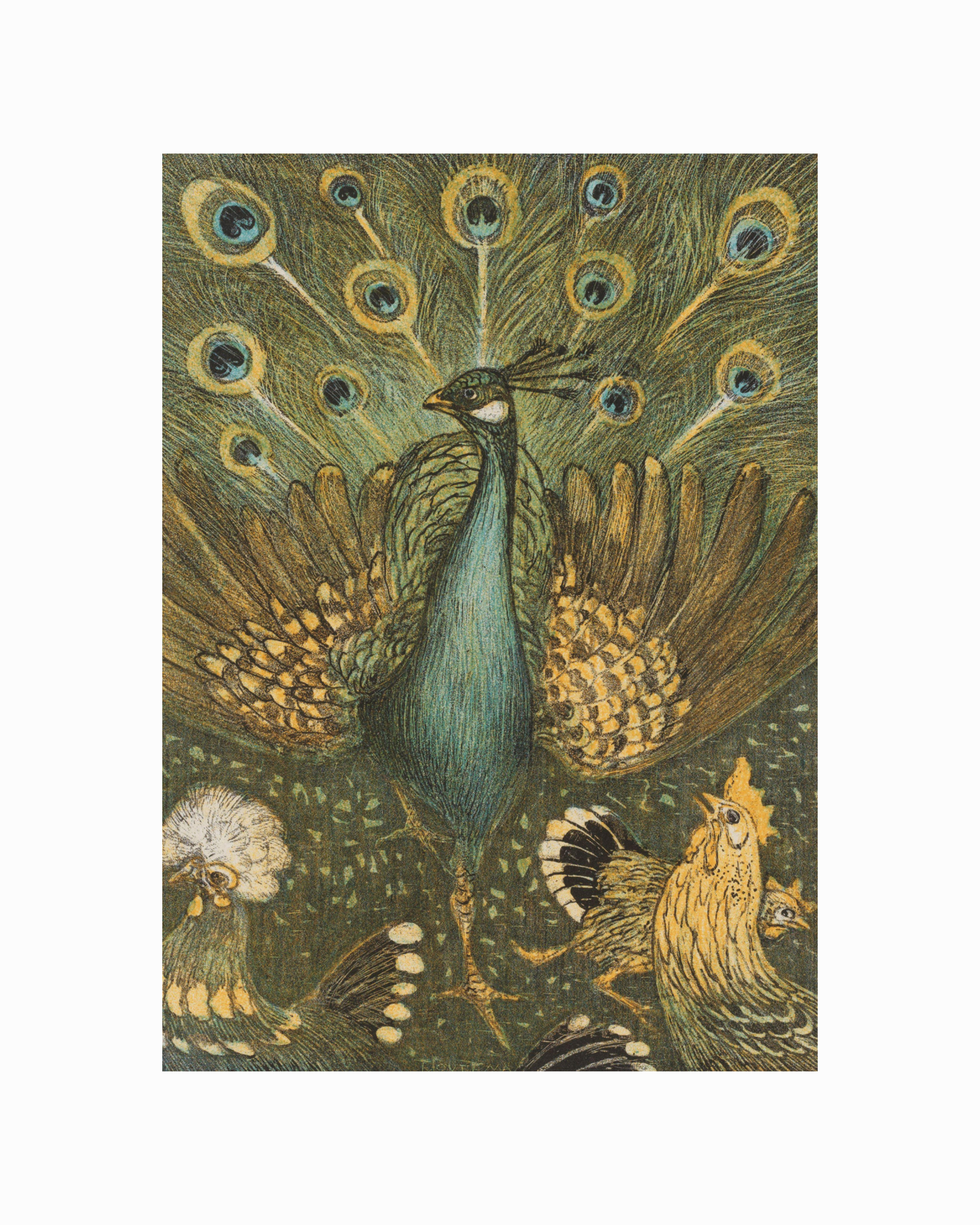 3 Art Print Set - The Chateau´s Garden