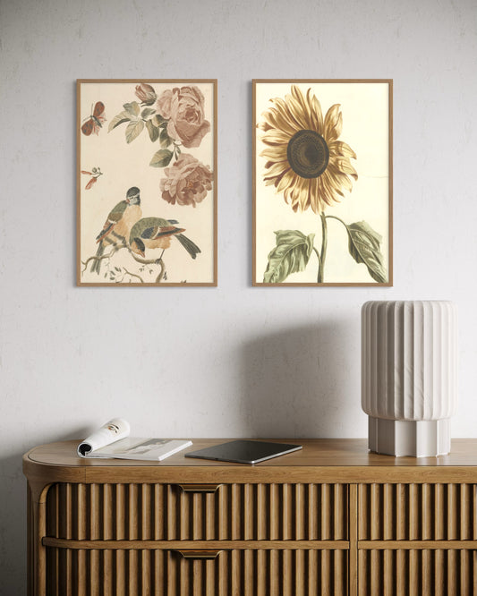 2 Art Print Set - The Botanical Garden
