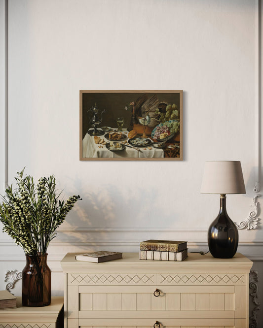Still Life with Oysters and Turkey Pie
