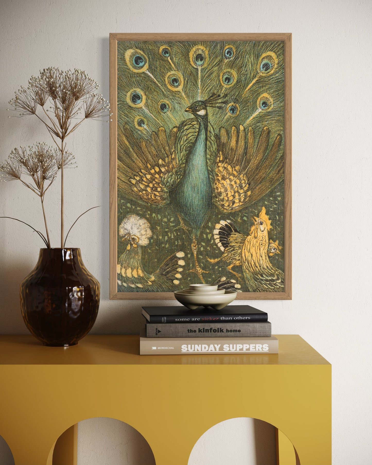 3 Art Print Set - The Chateau´s Garden