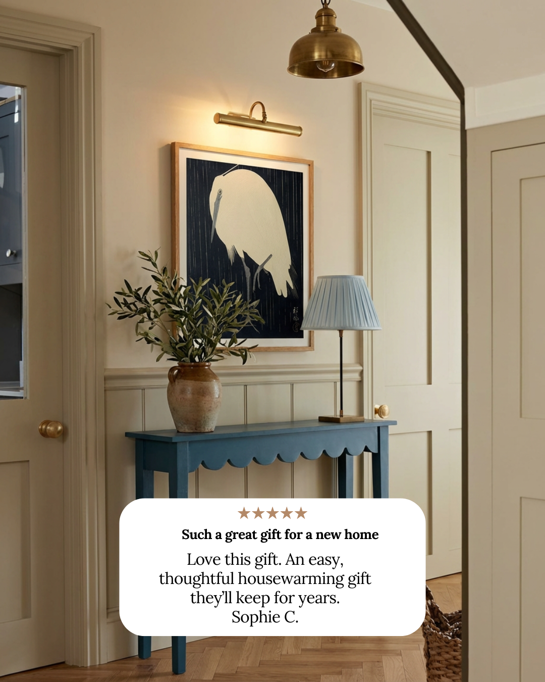 The Egret in the Rain