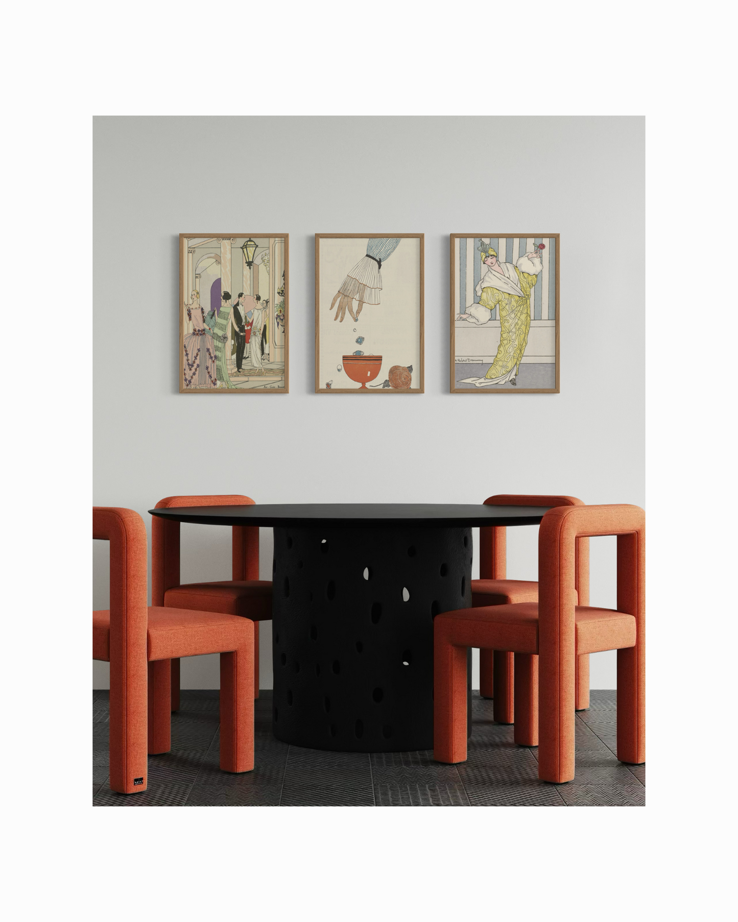 3 Art Print Set - The Gatsby Era