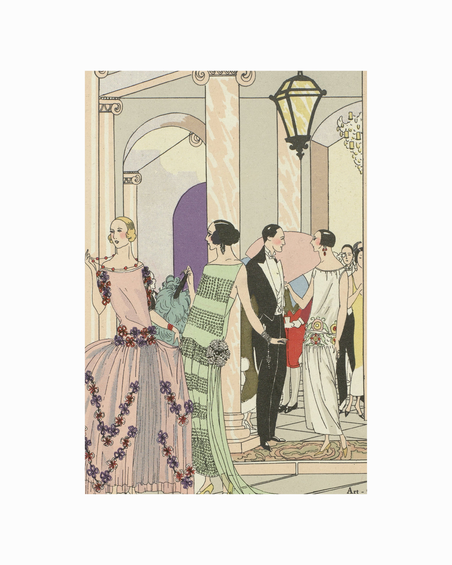 3 Art Print Set - The Gatsby Era